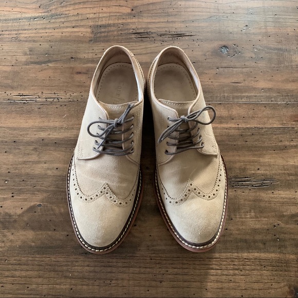 Cole Haan Suede shoes. Beige. Nike soles. Size 8.5 - Picture 1 of 7